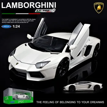 Naszytymi 1:24 Lamborghini Lp700 Alloy Car Simulation Model Vehicle Decoration Collection Pressure Casting Model Toys for Boys Gift