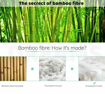 Naturalny bambus materac ochraniacz w pełni wyposażona prześcieradło pokrywa cicha hipoalergicznej miękkie łóżko mata materaca dla dziecka, dla dorosłych