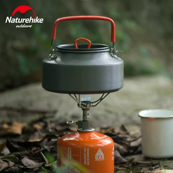 Naturehike 1.1 L camping heat coffee tea pot outdoor ultralight picnic teapot podgrzewacz wody lub herbaty z stopu aluminium z filtrem