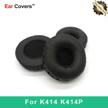 Nauszniki dla AKG K414 K414P słuchawki nauszniki wymiana słuchawki nauszniki skóra syntetyczna gąbka pianka