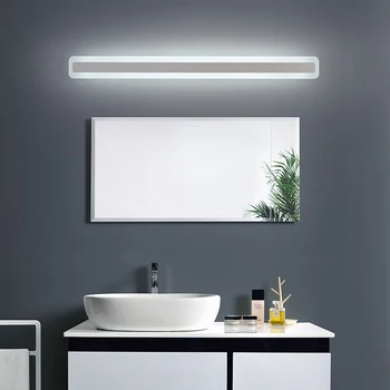 NEO Gleam 16W/24W/32W/40W/48W 40/60/80/100/120 cm prosty, nowoczesny kinkiet jasność wodoodporny łazienka LED lusterko światło kinkiet