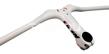 NESS Carbon Fiber Bicycle MTB One-shaped Integrated Handlebar With Stem Bike Mountain Riser Handlebar