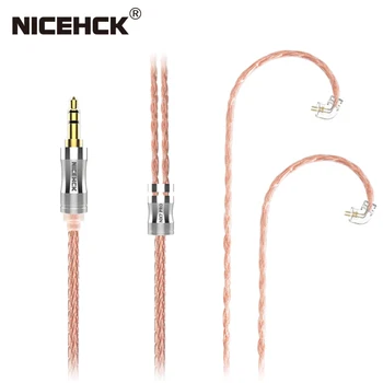 NiceHCK NX7 Pro dedykowany 16 rdzeni przewód miedziany o wysokiej czystości 3.5/2.5/4.4 mm wtyczka 2Pin dla NX7 Pro/NX7/DB3/TFZ/AUGLAMOUR uniwersalny