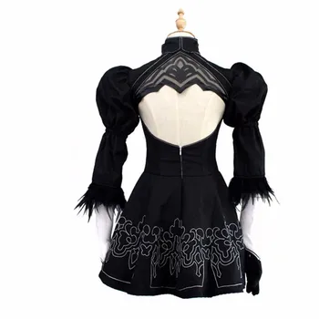 Nie Automata YoRHa No. 2 Type B Cosplay Costume 2B Sexy Black Outfit Anime Games Suit Women Girls Halloween Party Fancy Dress