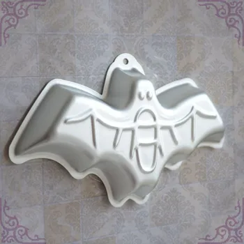 Nietoperz tworzył aluminium 3D ciasto do formy do pieczenia formy cyny ciasto Pan do dekoracji Halloween