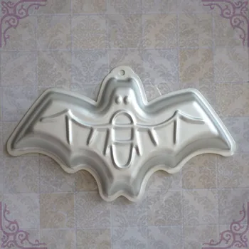 Nietoperz tworzył aluminium 3D ciasto do formy do pieczenia formy cyny ciasto Pan do dekoracji Halloween