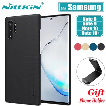 Nillkin Samsung Note 10 Plus 9 8 Case Cover matowy dysk KOMPUTERA tworzywa sztucznego kompletna klapa tylna pokrywa telefonu do Galaxy Note 8 9 Note10 5G
