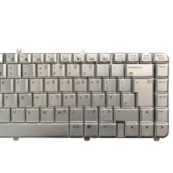 Nowa brytyjska klawiatura laptopa HP Pavilion DV5-1000 DV5-1100 DV5-1200 DV5-1218 1219 1218TX 1219TX AEQT6E00210 QT6A Silver