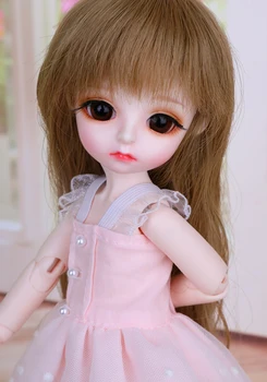 Nowa dostawa 1/3 1/4 1/6 1/8 BJD SD doll odzież sukienka lalka Lovey różowy strój dla zabawek lalka BJD