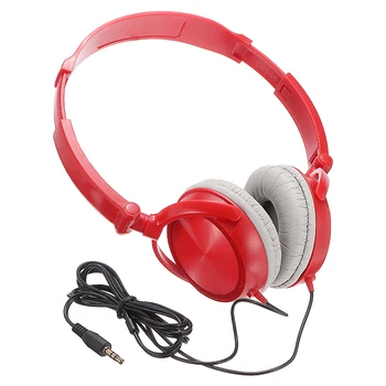 Nowa dostawa 1 szt 3,5 mm składane słuchawki przewodowe nad uchem zestawu HiFi HD dźwięk muzyka słuchawki stereo