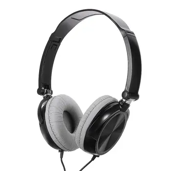 Nowa dostawa 1 szt 3,5 mm składane słuchawki przewodowe nad uchem zestawu HiFi HD dźwięk muzyka słuchawki stereo