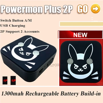 Nowa dostawa Powermon Go Plus 2P Auto Catching Toys for Powermon Auto Smart Capture for iPhone IOS 12 i Android 8.0 DualCatch