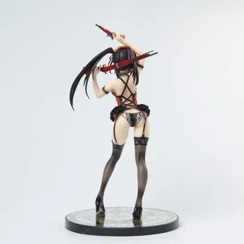Nowa dostawa Quality Edition Date A Live Kurumi Tokisaki Lingerie Ver PVC action Figure Sexy Can Cast off Figure soft with box