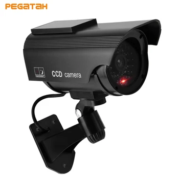 Nowa kamera energii słonecznej jest autentyczny kamera energii słonecznej manekin obserwacji kamery CCTV monitor wodoodporny odkryty CCTV kamery bezpieczeństwa