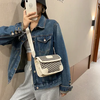 Nowa moda color matching women simplicity Chain Pure Color Soft Small square bag New All match Highquality designer bag