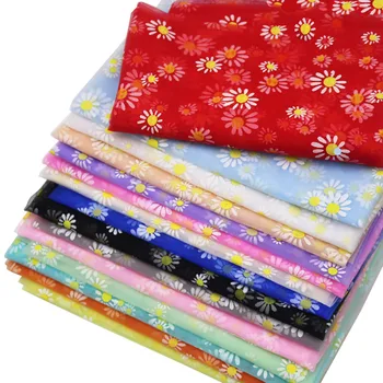 Nowa oddychająca Ромашковая netto tkaniny 150 cm szerokość 15 kolorów dodatkowa miękka druk odzież ślubna tkaniny do letniej spódnicy