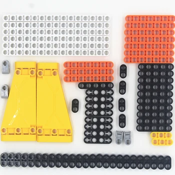 Nowe 73шт model klocki zabawka chłopiec części rolnicze budowlane cegły zabawki dla dzieci bez kolców belki ramy są kompatybilne z Lego
