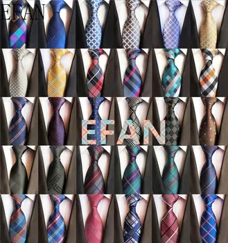 Nowe akcesoria mody krawat wysokiej jakości 8 cm męskie krawaty dla kombinezonu firmy ślub casual czarny czerwony żółty zielony granatowy srebrny
