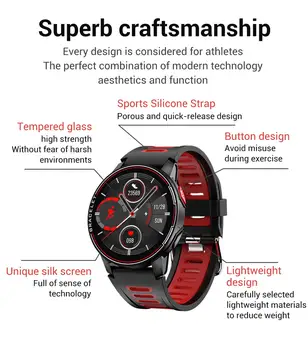 Nowe inteligentne zegarki IP68 Wodoodporny Sport Bluetooth Smartwatch dla OPPO Realme 6i 6 Pro 6s 5i C11 C2s C3i X50 Pro Reno3 A Reno4 Pro