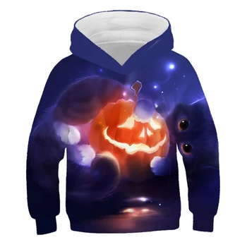 Nowe zwierzęta kot druku 3D dzieci bluzy moda chłopiec dziewczynka bluza sweter dzieci bluzy jesień zima ciepła bluza wyprzedaż