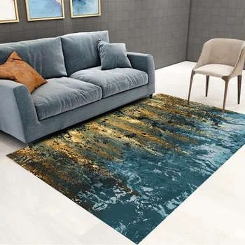 Nowoczesna geometria dywan do salonu, sypialni w domu duży plac poduszki antypoślizgowe dywaniki dywany водопоглощающие