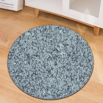 Nowoczesne drukowane okrągłe dywaniki wyłożona kafelkami wzór komputerowe krzesło sypialnia dywan miękka flanela chłonna woda antypoślizgowe podłogowe, dywany