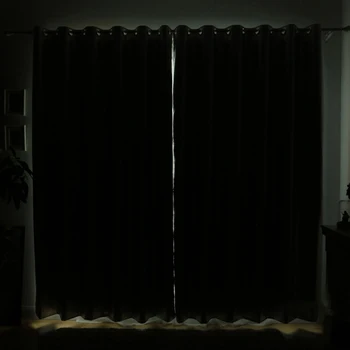 Nowoczesne zasłony do salonu ochrony przeciwsłonecznej blok kurtyna cień sypialnia izolacyjne zasłony zaciemniające zasłony z haczykami
