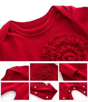 Noworodek dziewczynka odzież i suwaki 0-3 miesiące 2020 Wiosna bawełna Księżniczka kombinezon mały kwiatowy kombinezon Baby Girl Clothing 6