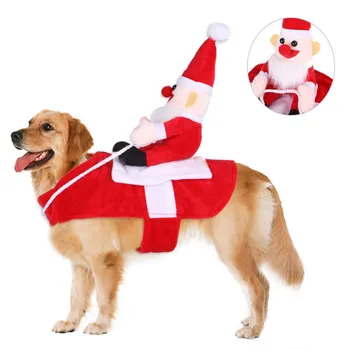 Nowość świąteczne stroje dla psów ubrania dla zwierząt domowych jazda konna ubieranie kurtka płaszcz dla psów zabawny buldog francuski, chihuahua Chihuahua odzież