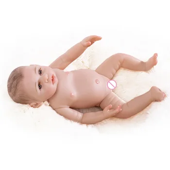 Nowy 17 cm/43 cm lodowa lalka całe ciało silikonowy ciało Reborn Baby Girl lalki Bebes Reborn prezenty dla dzieci Bonecas Juguetes Brinquedos