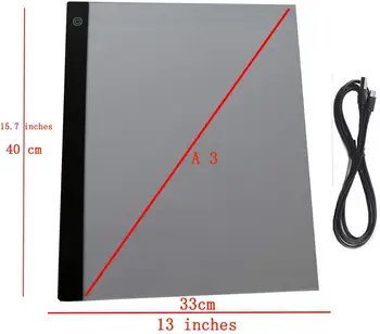 Nowy led Pad Diamond Painting Lightpad Board Diamond Painting akcesoria zestawy narzędzi A3 rysunek tablet graficzny