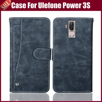 Nowy Projekt! Ulefone 3S Power Case luksusowy portfel Vintage Flip PU skórzany pokrowiec Etui do telefonu Coolpad Power 3S z gniazd kart
