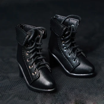 Nowy styl 1/3 1/4 BJD czarne obcasy buty skórzane buty dla lalki SD BJD modne buty lalka akcesoria