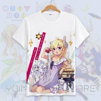 Nowy Мачикадо Мазоку Demon dziewczyna z sąsiedztwa cosplay koszulka anime cień pani Yoshida YUKO t-shirt z krótkim rękawem topy tee