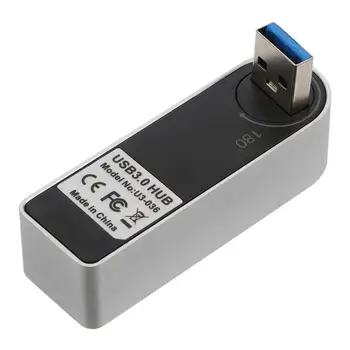 Obrotowy koncentrator USB USB 3.0 hub USB dysku klawiatury, myszy, karty dźwiękowej kamery