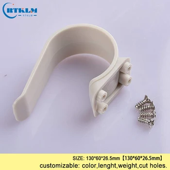Obudowa z tworzywa sztucznego ABS dla elektronicznych projektowych głośników obudowa diy instrument case handheld plastic junction box 130*60*26.5 mm
