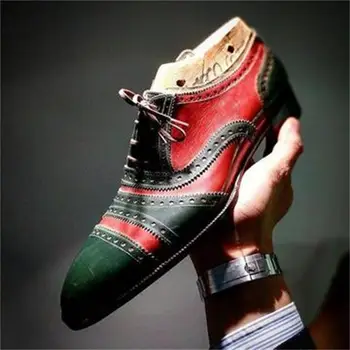 Obuwie męskie wysokiej jakości sztuczna skóra nowa moda stylowy design mnich pasek casual obuwie formalna оксфорды buty Zapatos De Hombre HG125