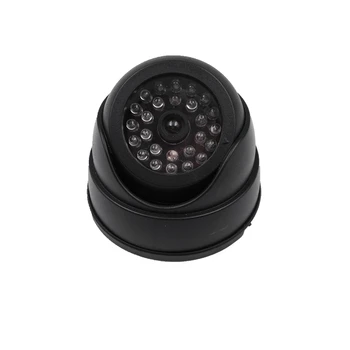 Odkryty CCTV fałszywe modelowania manekin kamery nadzoru w domu aparatu bezpieczeństwa kopuła miga czerwony led kamery