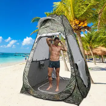 Odkryty natychmiastowy Pop Up Pod szatnia prywatność przenośny namiot obozu toaleta deszcz schronienie anty UV prysznic namiot na kempingu plaża