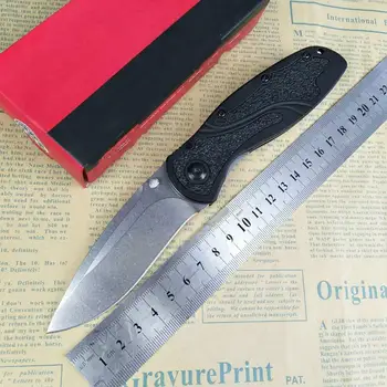 OEM jakość 1670 D2 ostrze czarny 6061-T6 aluminium uchwyt z D2 Stonewash ostrze taktyczny nóż składany kemping scyzoryk
