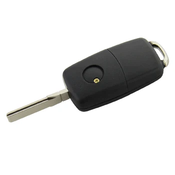 OkeyTech 2/3 przycisku 434 Mhz ID48 chip do VW-V W Volkswagen Caddy Jetta Beetle Polo Remote Car Key Switchblade Flip HU66 nóż