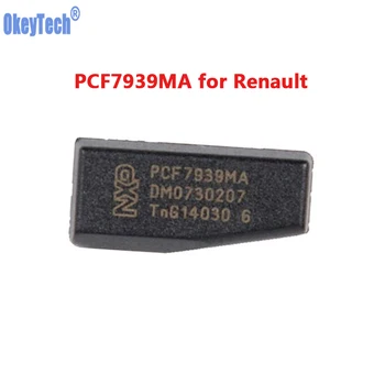 OkeyTech 5/10/50 szt./lot dla Renault Auto Car Key PCF7939MA PCF7939 TP39 oryginalny klucz samochodowy chip transponder puste żetony