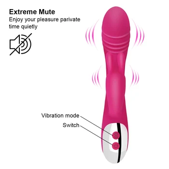 OLO 7 prędkości damska masturbacja ładowalną dildo penis wibrator stymulacja łechtaczki potężny wibrator Królik sex zabawki dla kobiet