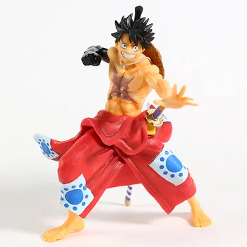 One Piece Wano Kuni Monkey D Luffy PVC figurka zabawka kimono Luffy model figurki