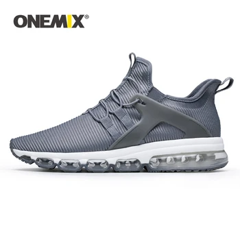 ONEMIX 2020 Shoes buty do biegania męskie letnie lekkie, oddychające netto codzienne лоферы na płaskiej podeszwie z poduszką powietrzną jogging wózek buty