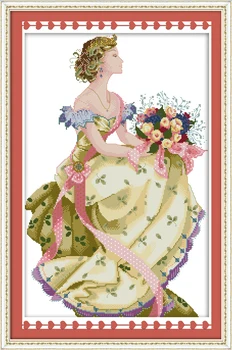Oneroom figure style Spring queen czytelną easy starting a cross stitch project for beginers globos flamingo