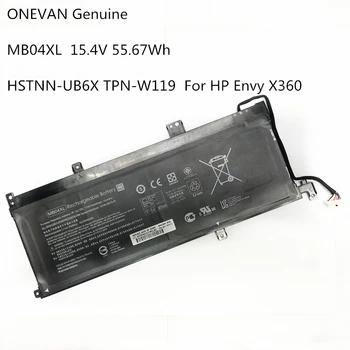 ONEVAN autentyczne MB04XL HSTNN-UB6X TPN-W119 bateria do laptopa HP Envy X360 Series 15-AQ103NO 15-AR000ND 15-AQ002NX 15.4 V 55.67 Wh