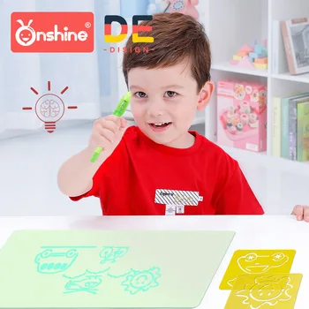 Onshine light sense painting graffiti board plac tablica do pisania baby drawing toys early education learning toys 36M+