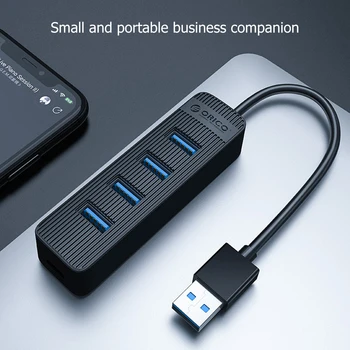 ORICO Multi USB HUB 4/7 portów USB3.0 to Type C HUB Splitter z interfejsem zasilania do laptopów MacBook akcesoria do komputerów