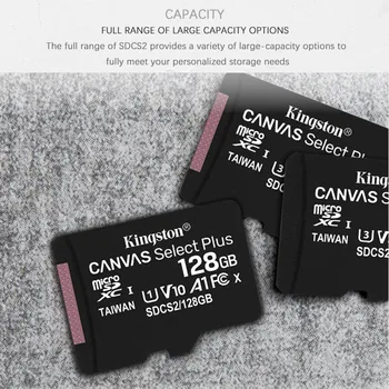 Oryginalna karta Kingston Micro SD 16GB MicroSD Memory Card 128GB 64GB, 32GB Class10 TF Card MicroSDHC, MicroSDXC UHS-1 4G 8GB Class4